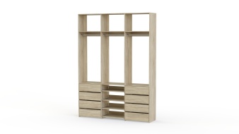 Стеллаж для одежды Мирта 95 BMS