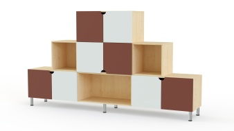 Полуоткрытый Стеллаж Хлоя 14 BMS