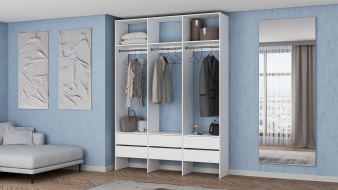 Современный Стеллаж для одежды Мирта 55 BMS