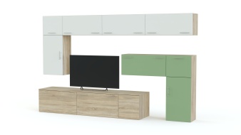 Стенка Глянец-43 МДФ BMS