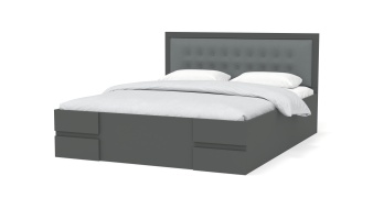 Темная Кровать Кармен BMS