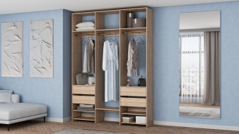 Стеллаж для одежды Мирта 92 BMS для дома