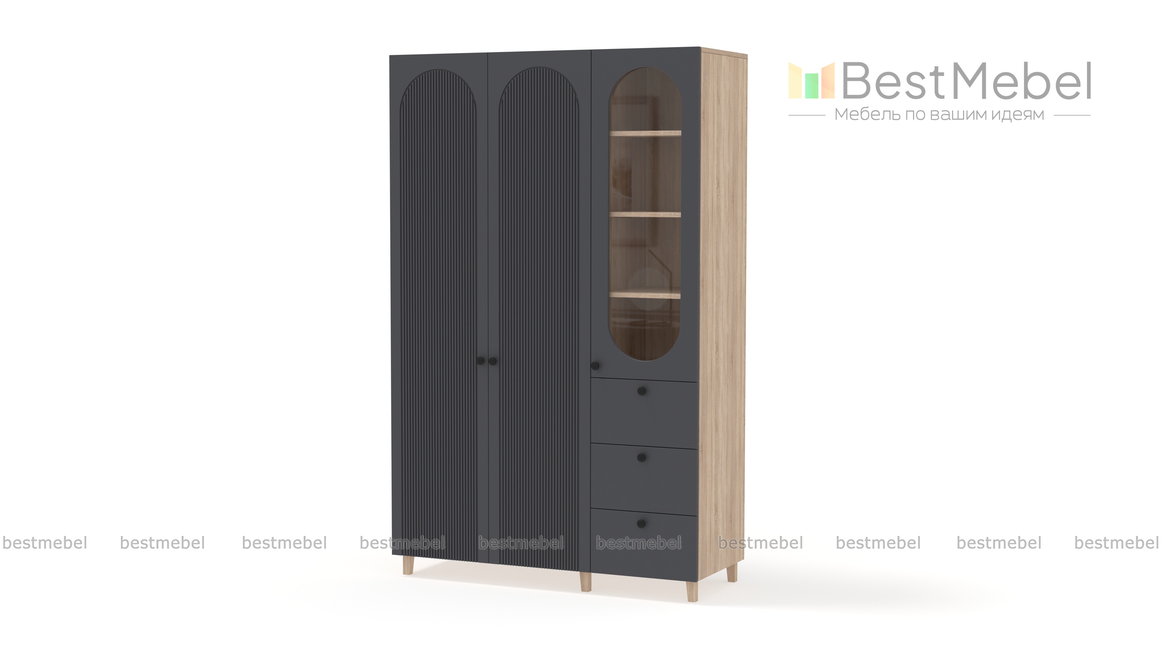 Шкаф распашной Рене 13 BMS