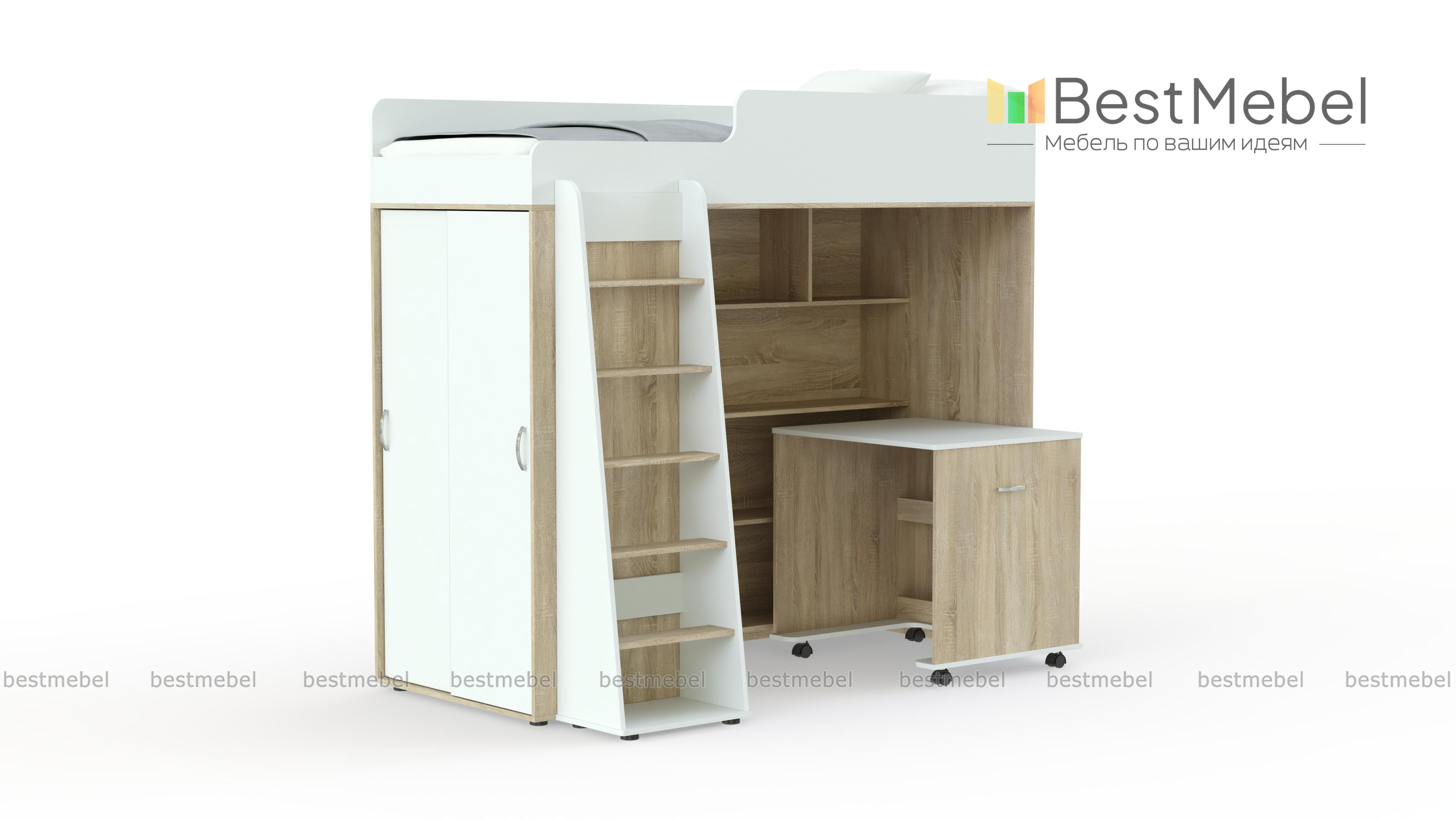 Кровать-чердак Миф-5 BMS - Фото