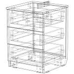 Тумба Карина 1 BMS (400х550х400)