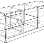 Схема сборки Тумба под ТВ Адис 8 BMS