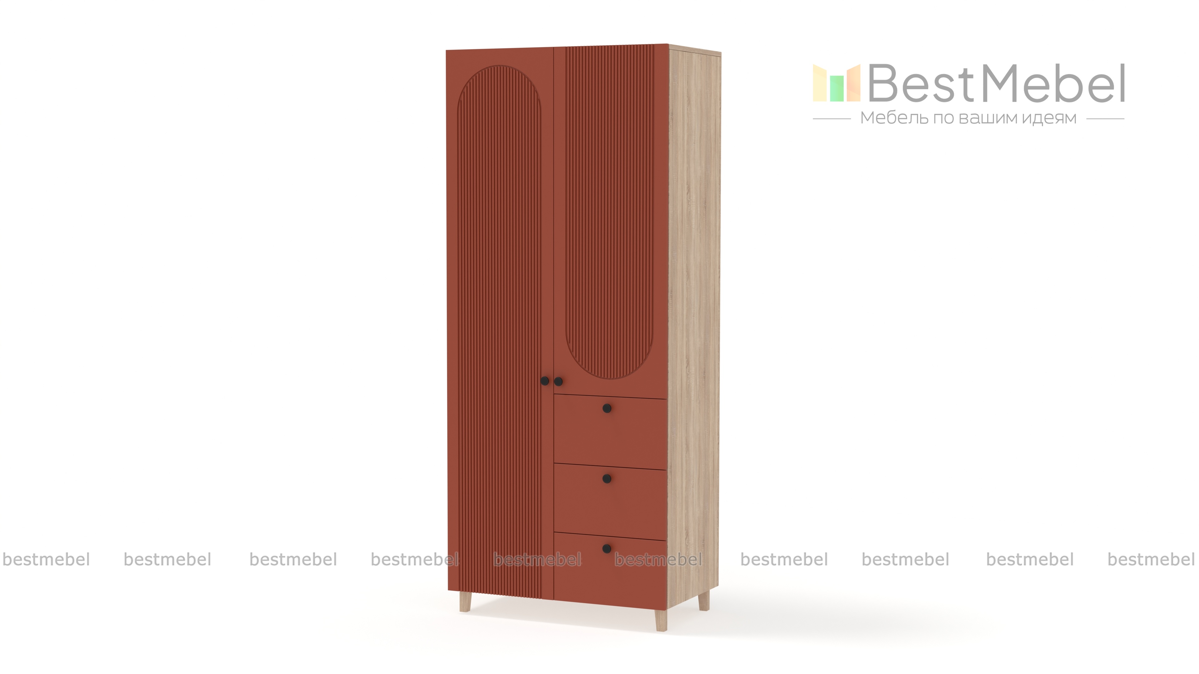 Шкаф распашной Рене 18 BMS