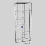 Распашной шкаф Bauhaus 8-2 BMS(Белье - Платье с полкой (2))