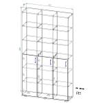 Стеллаж Домино ПУ-40-6 BMS