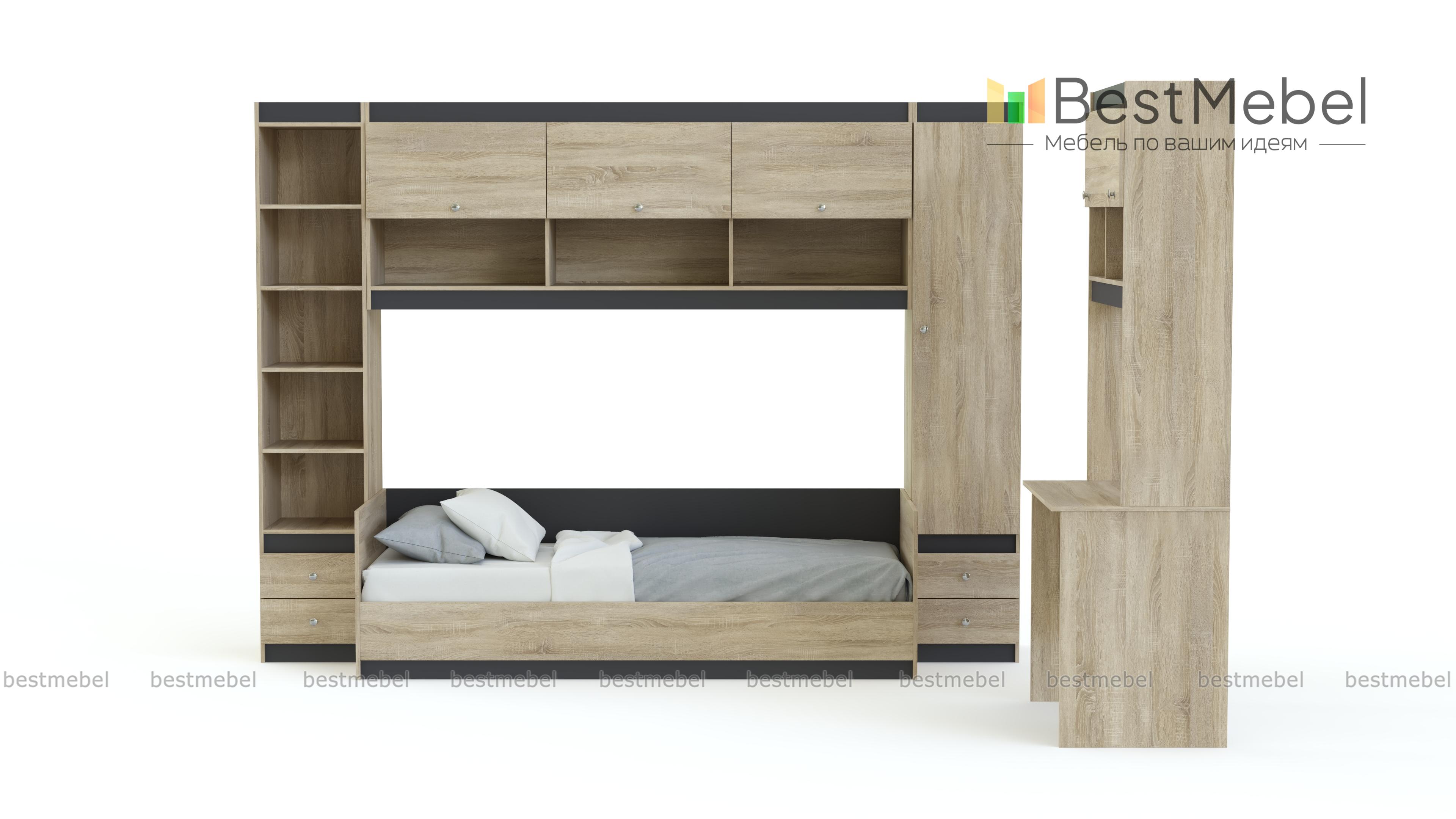 Детская модульная комната Скай-6 BMS - Фото