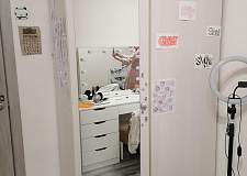 Шкаф угловой с зеркалом Николь BMS