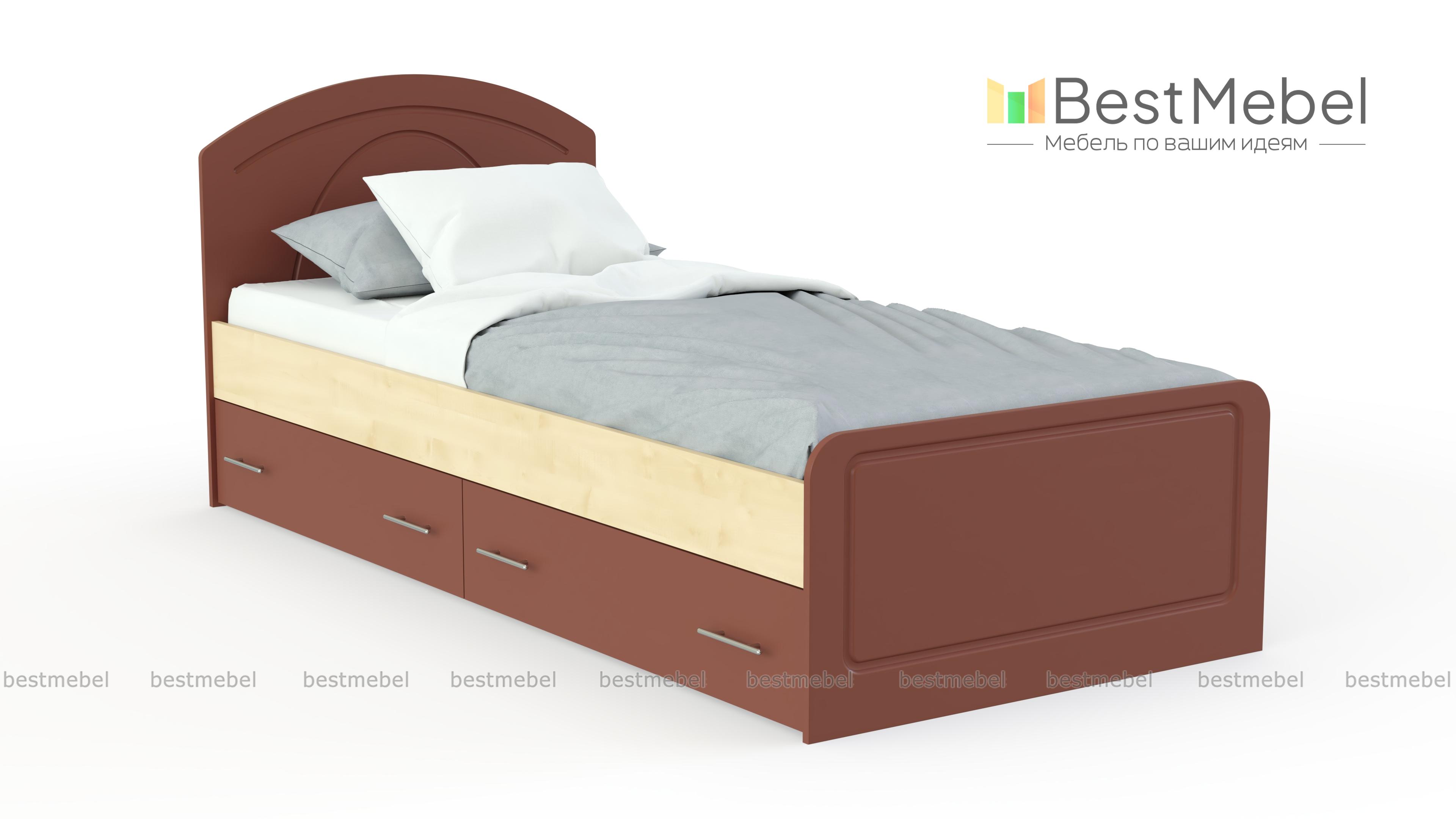 Кровать детская с ящиками Венеция 1 BMS - Фото