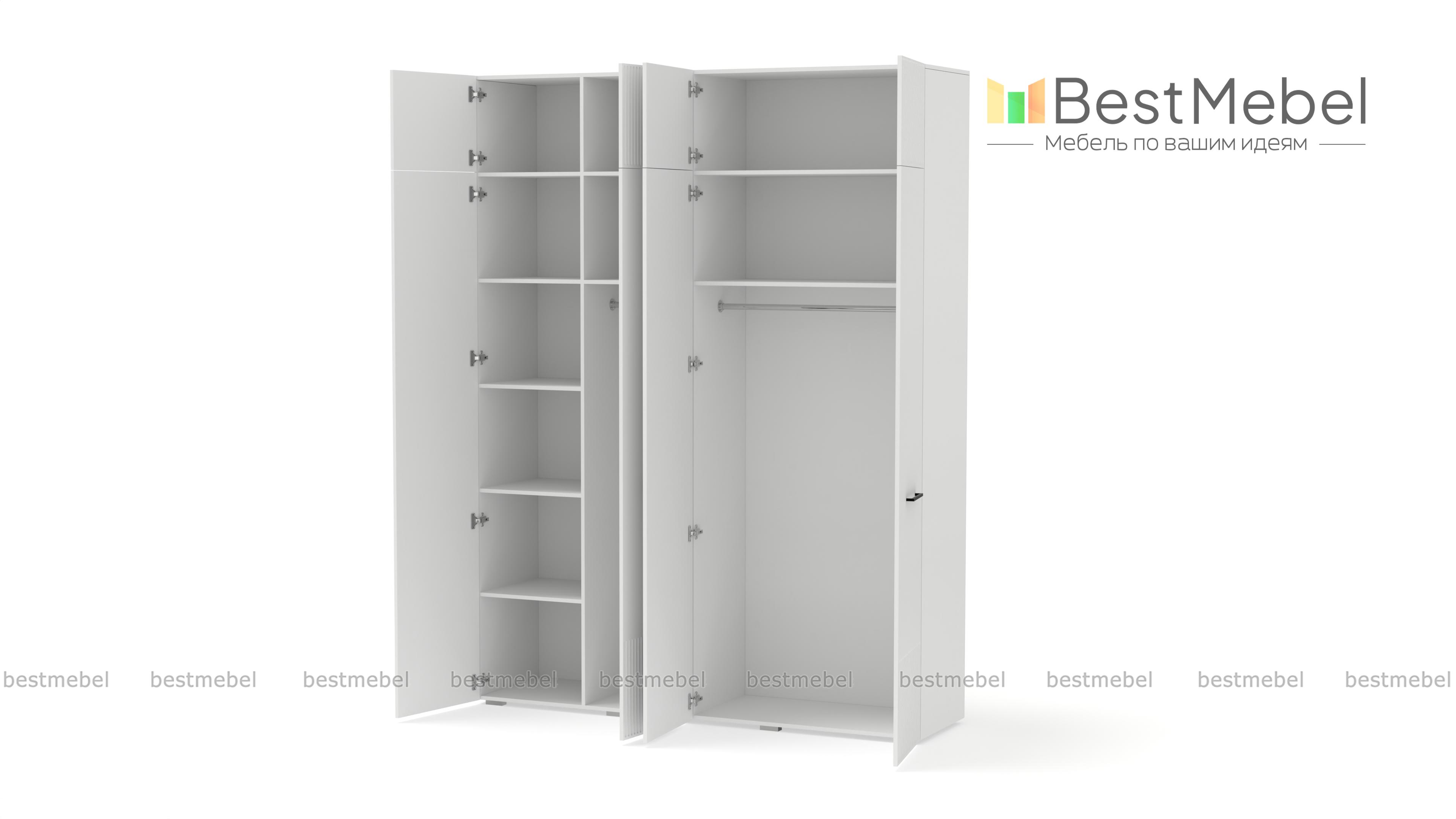 Шкаф распашной Декарт 10 BMS - Фото