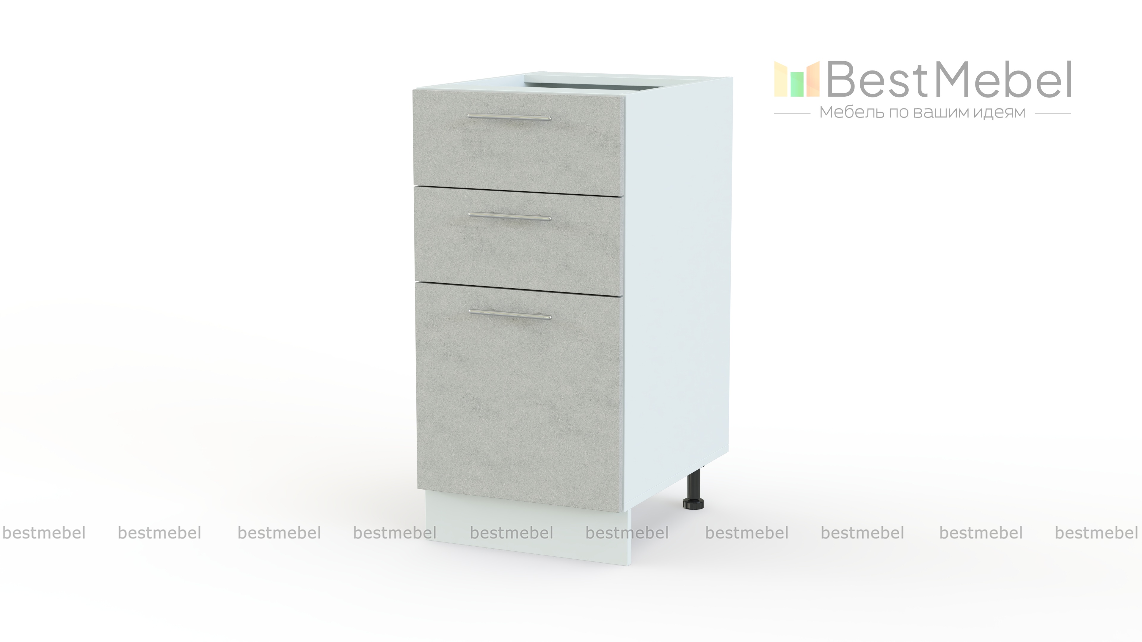 Шкаф нижний 3 ящика Оля BMS