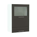 Шкаф  Олимпия  навесной горизонтальный со стеклом BMS - Фото 3