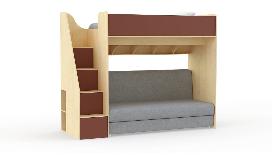 Кровать с диваном Пример 18 BMS - Фото