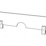 Чертеж Бортик для кровати Арка BMS