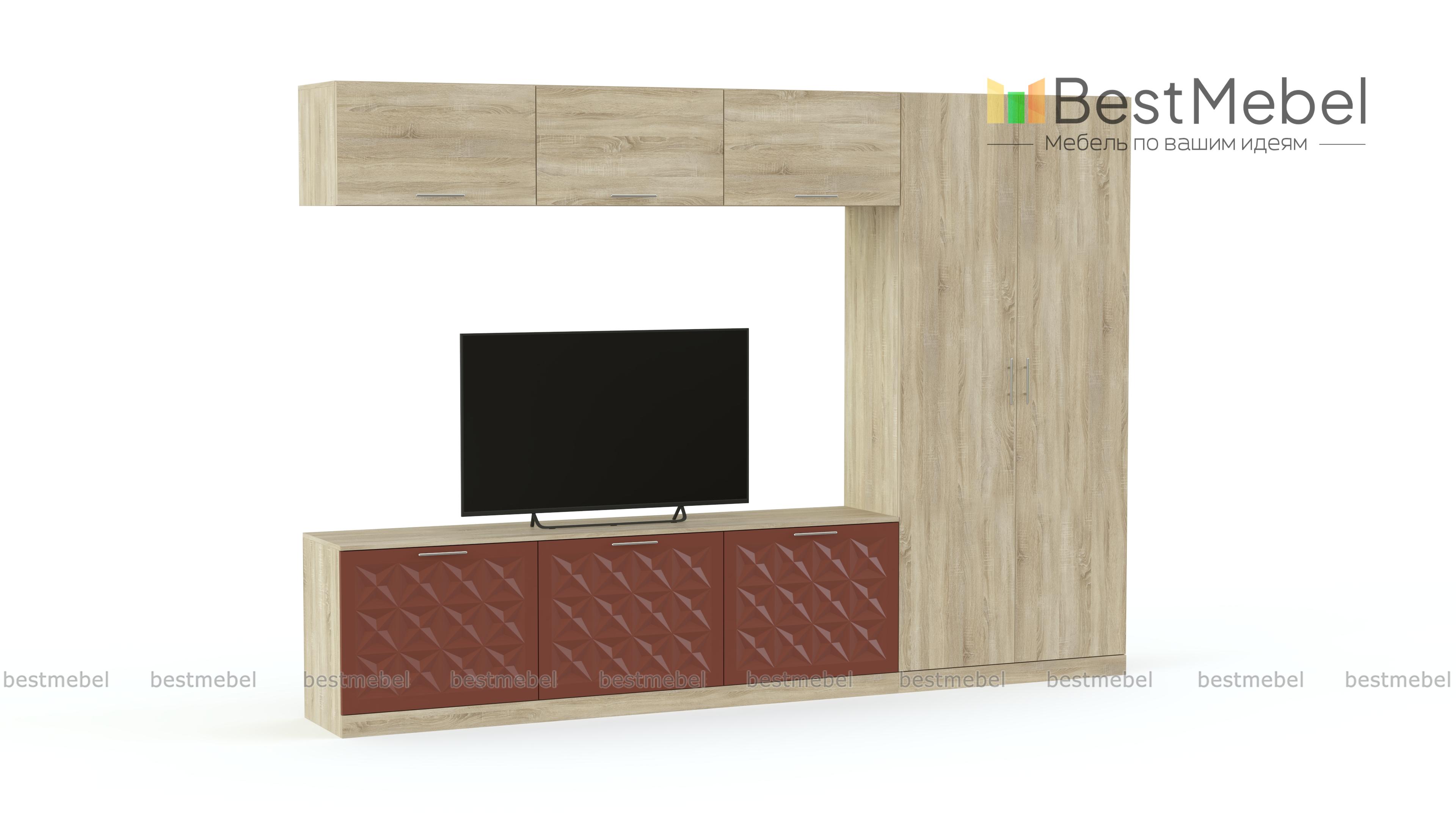 Стенка Вельвет 7 BMS - Фото