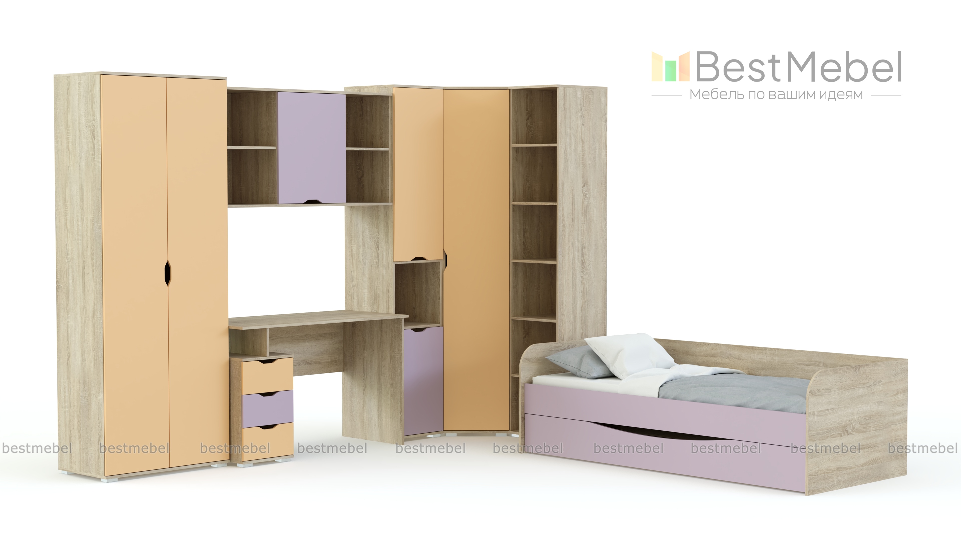 Модульная детская Дана 2-4 BMS