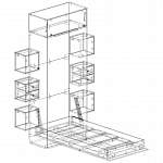 Схема сборки Шкаф-кровать трансформер Джули 31 BMS