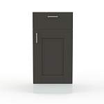 Шкаф нижний с 1-ой дверцей и ящиком Лофт BMS - Фото 2