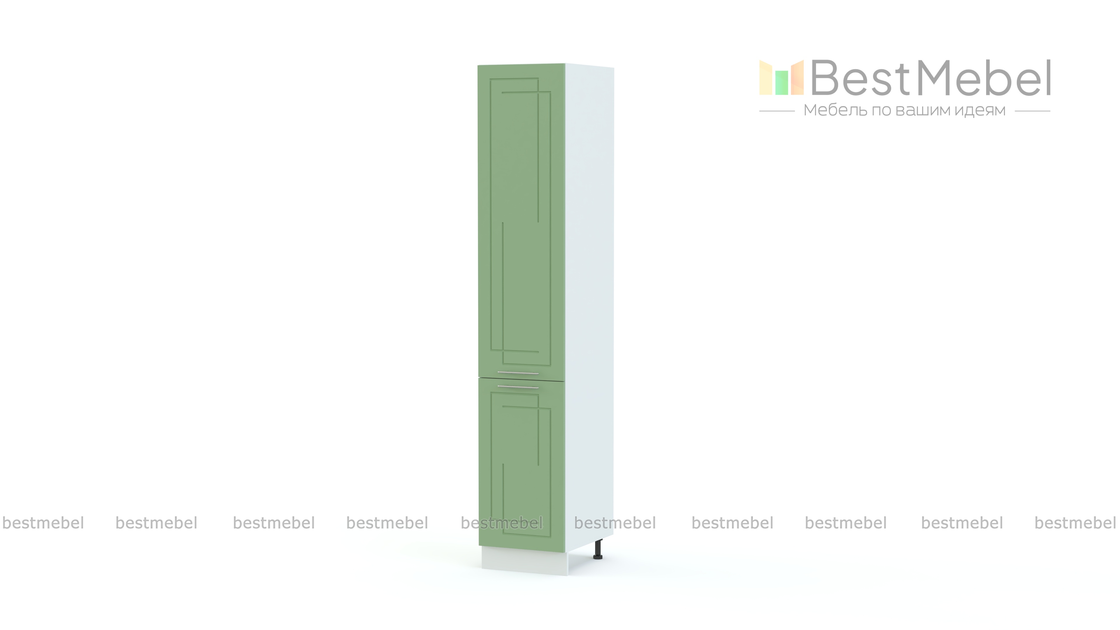 Шкаф пенал с 2-мя дверцами Мега-3 BMS