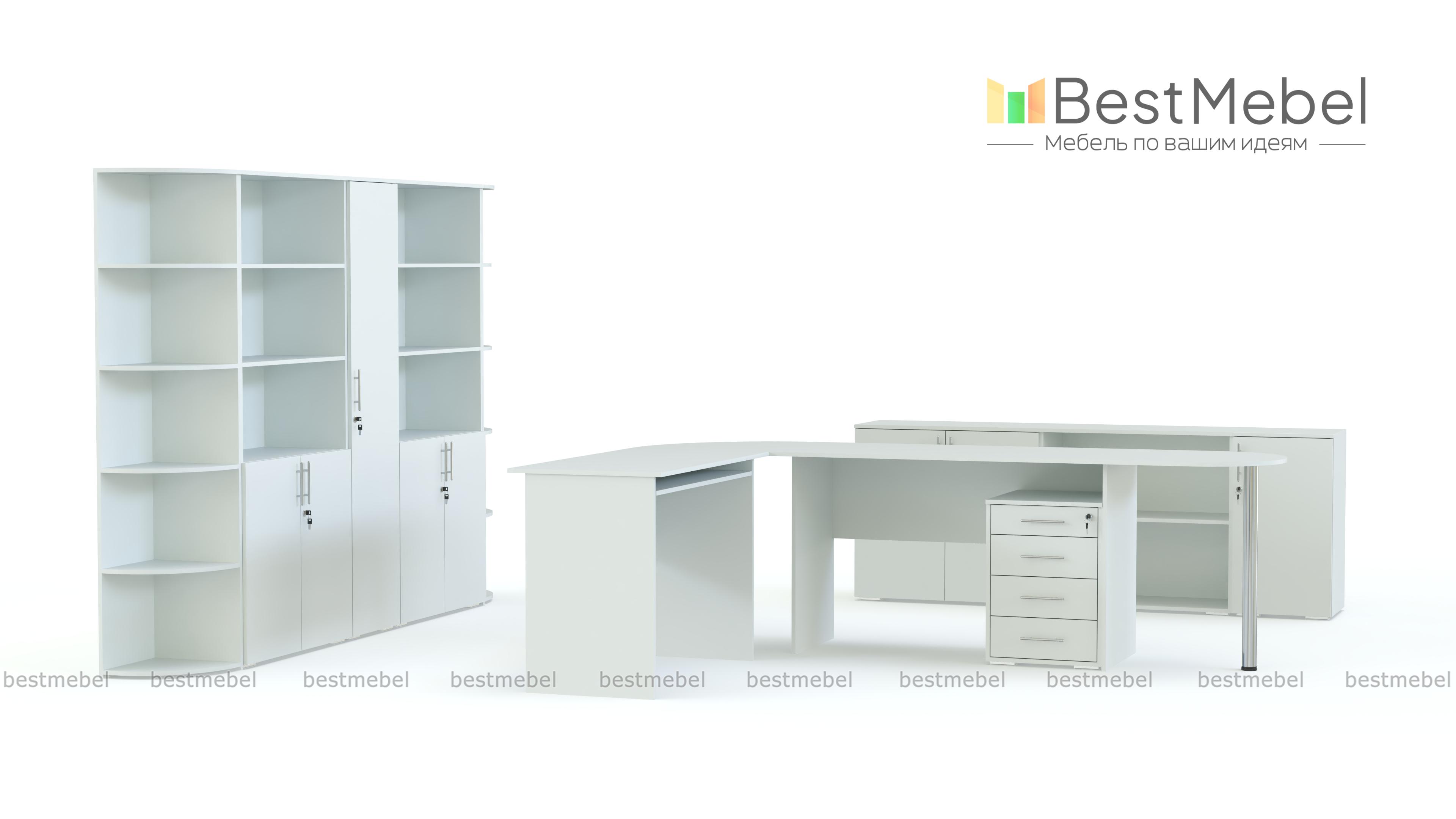 Офисный комплект Кабинет Mag Euro BMS - Фото