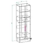 Шкаф распашной Остин Нео 13 BMS