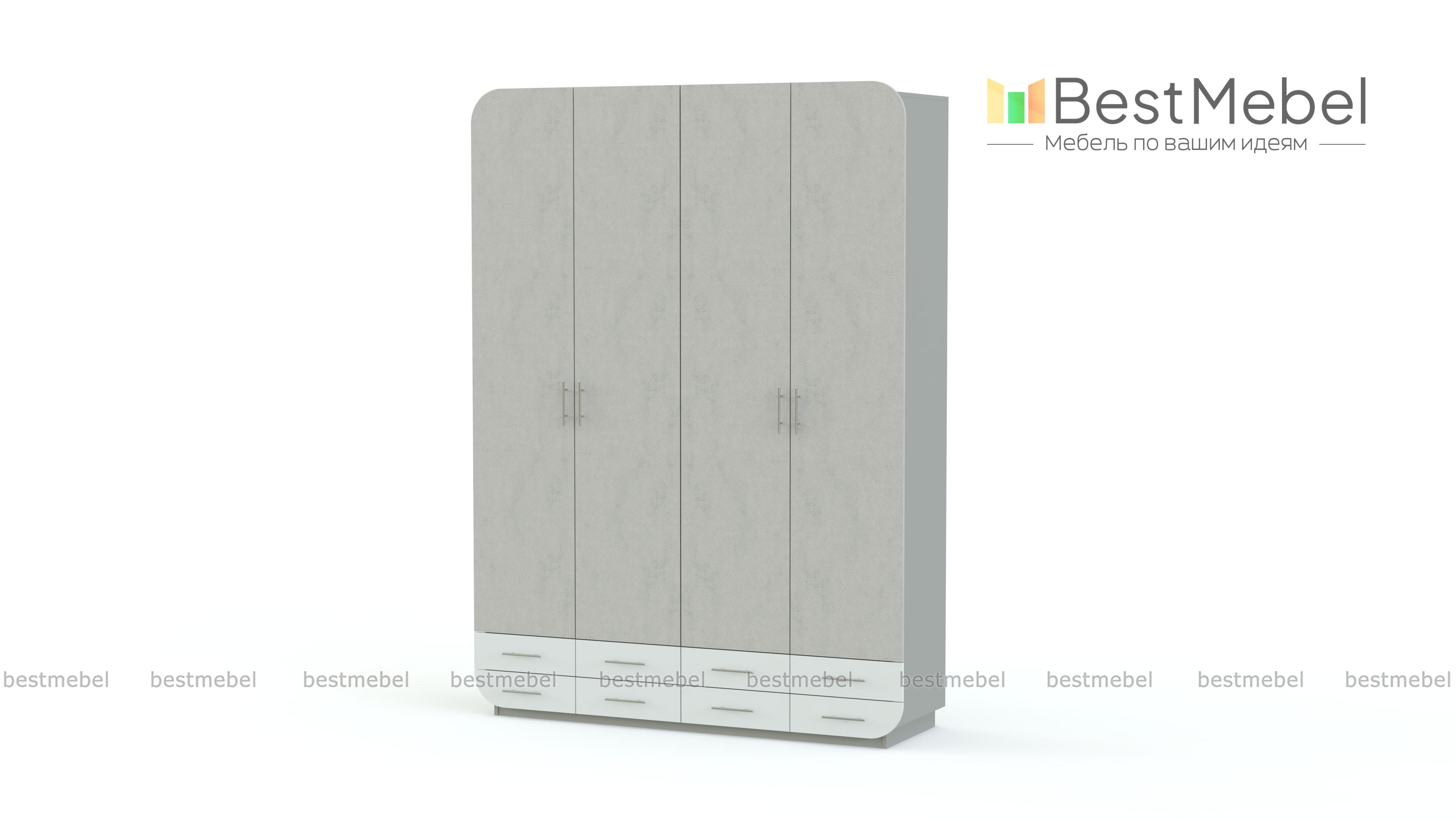 Распашной шкаф Модерно 19.1 BMS - Фото