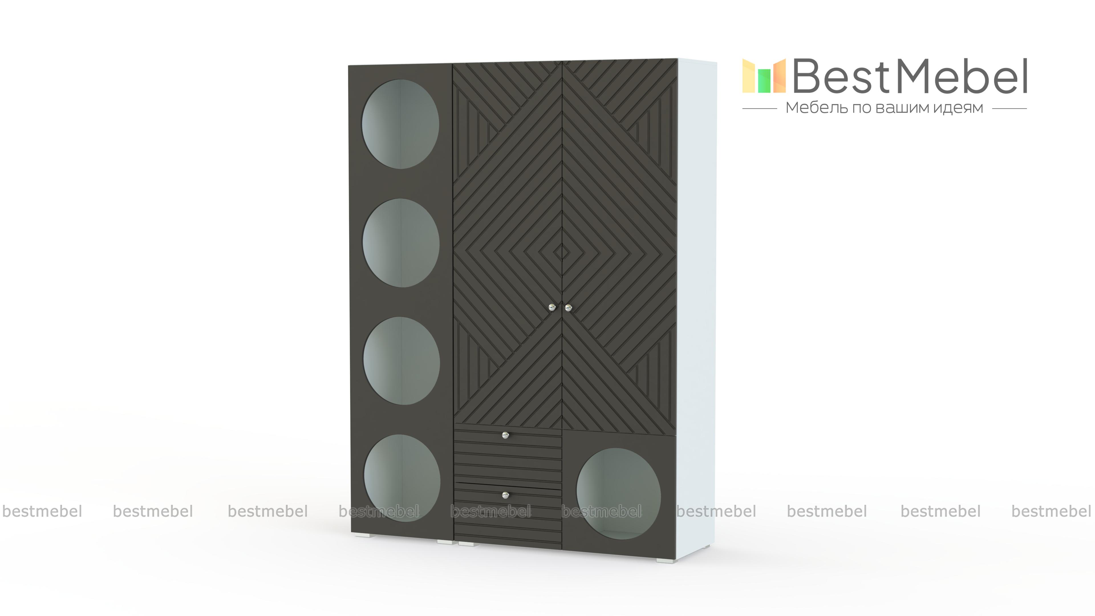 Шкаф распашной Авелин 15 BMS - Фото