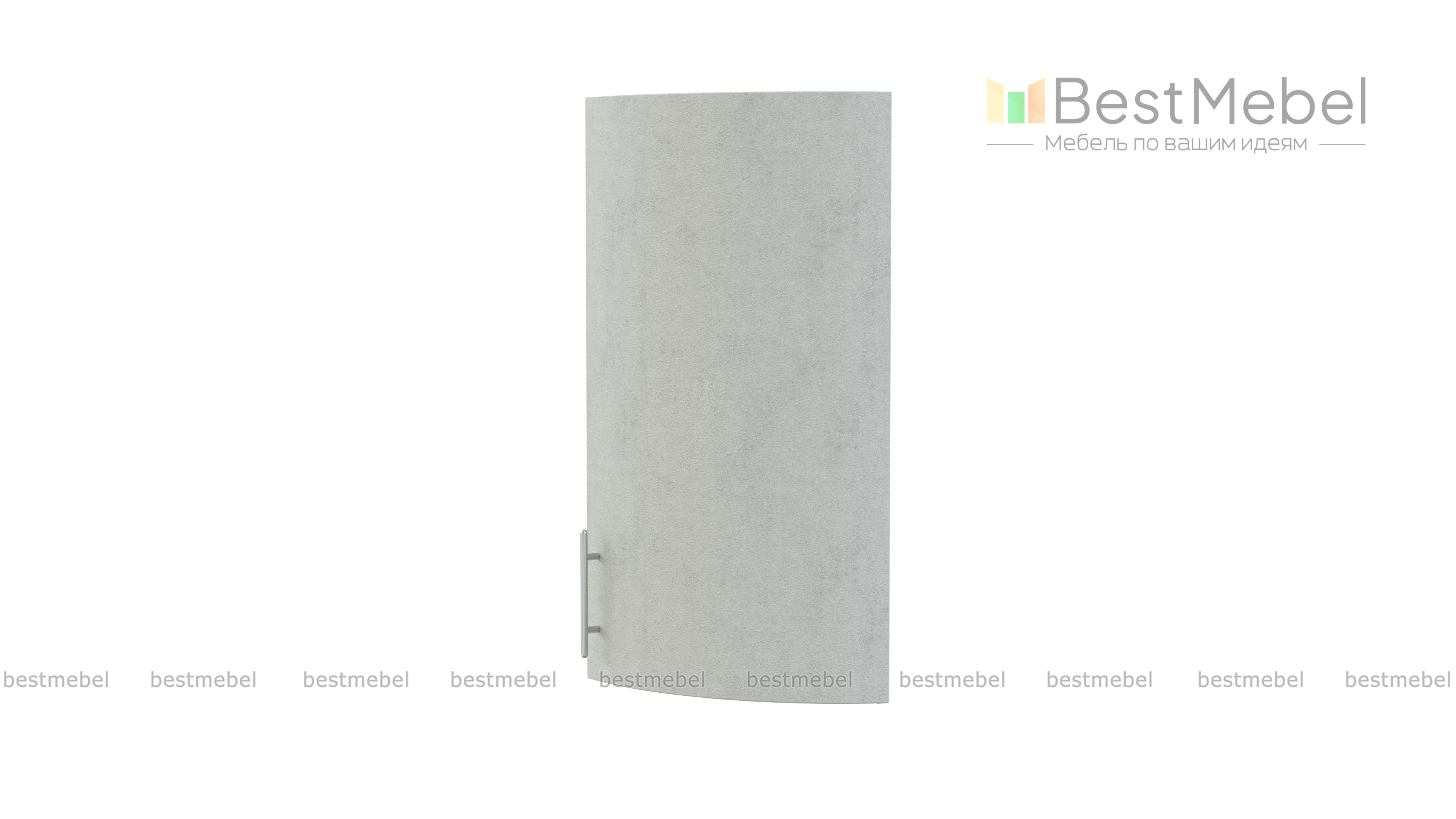 Шкаф верхний радиусный торцевой Оля BMS