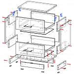 Схема сборки Прикроватная тумба Шелти 8 BMS